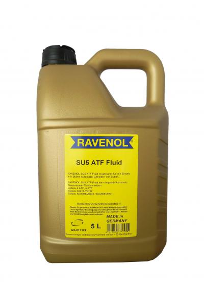 Трансмиссионное масло RAVENOL ATF SU5 Fluid ( 5л).