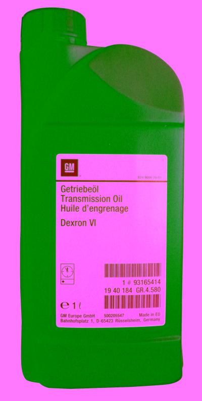 General Motors TRANSMISSION OIL .