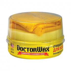 DoctorWax Пастообразная очищающая полироль-защита с воском "Карнауба" для новых покрытий .