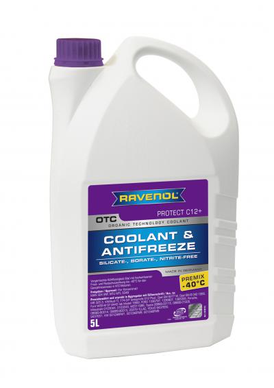 Антифриз готовый к прим. лила RAVENOL OTC Organic Techn.Coolant Premix -40°C ( 5л).