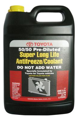 Toyota TOYOTA SUPER LONGLIFE ANTIFREEZE COOLANT USA .