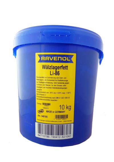 Смазка RAVENOL Waelzlagerfett LI-86 (10кг).