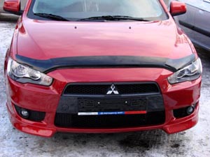 Дефлектор капота Mitsubishi Lancer 2007 - наст. время.