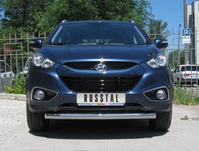 Защита бампера Hyundai ix35.