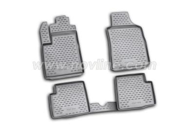 Коврики в салон, полиуретановые Fiat 500 2008 - 2011.
