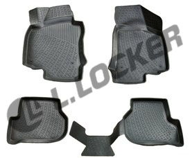 3D коврики в салон Audi A4 2007.