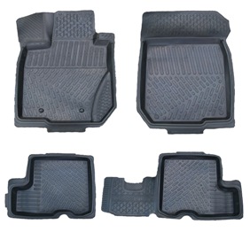 3D коврики в салон Renault Duster (2WD) 2010.