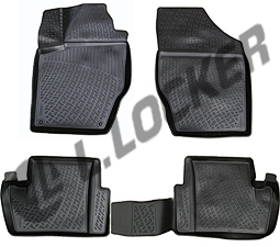 3D коврики в салон Citroen C4 (хэтчбек) 2011.