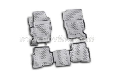 Коврики в салон, полиуретановые Land Rover Discovery IV 2010 - 2011.