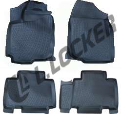 3D коврики в салон, полиуретановые Toyota RAV 4 (IV) 2012 - наст. время.