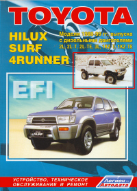 Печатная продукция TOYOTA HI LUX/SURF, 4RUNNER (ДИЗ .