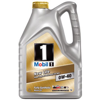 Моторное масло Mobil 1 New Life SAE 0W-40 (4л) .