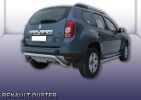 Иконка:Защита заднего бампера d57 "скобка" Renault Duster.